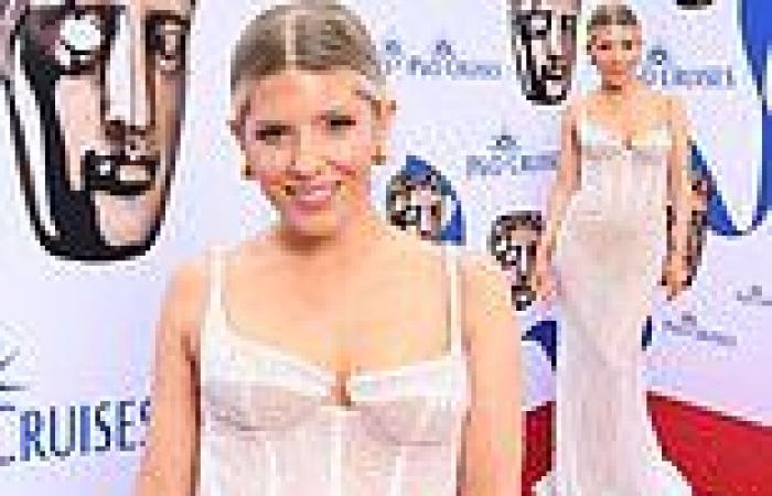 BAFTA TV AWARDS: Mollie King looks sensational in a shimmering sheer gown on ... trends now
