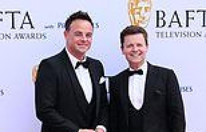 Ant and Dec look suave in black tuxedos on the red carpet at BAFTA TV Awards trends now