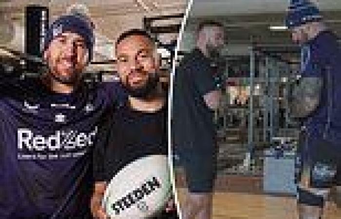 sport news Storm NRL star Nelson Asofa-Solomona boxes with former heavyweight world champ ... trends now