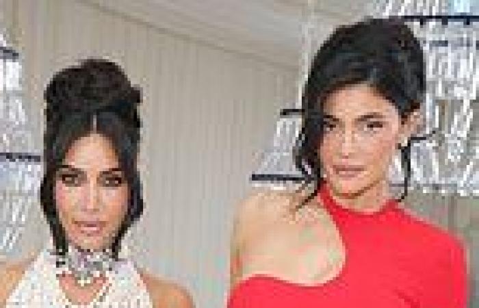 Kylie Jenner and Kim Kardashian slip into catsuits and roller-skates to film ... trends now