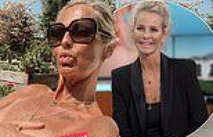 Ulrika Jonsson shows off her bronzed body in topless picture in her back garden trends now