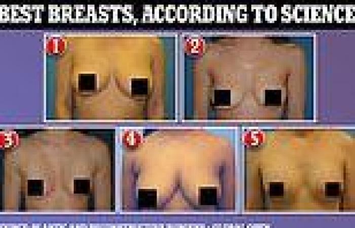 These are the five BEST looking breasts according to men AND women trends now