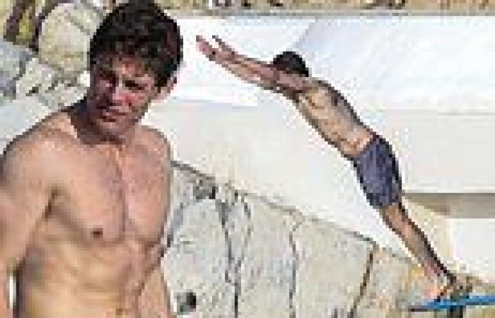 James Marsden shows off fit physique and strong diving form while continuing ... trends now