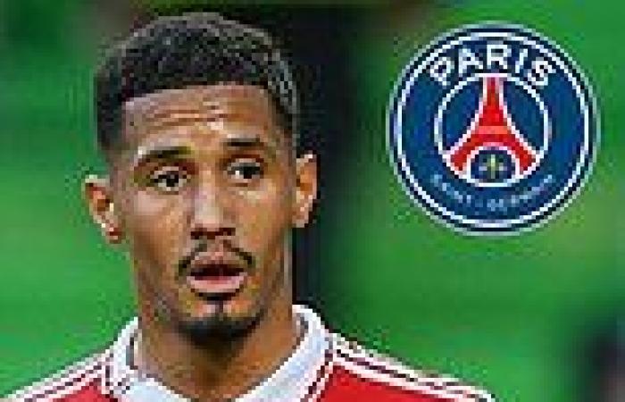 sport news Arsenal 'have been shocked by William Saliba's wage demands amid PSG interest' trends now