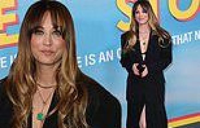 Kaley Cuoco teases cleavage at LA premiere of her new series Based On A True ... trends now