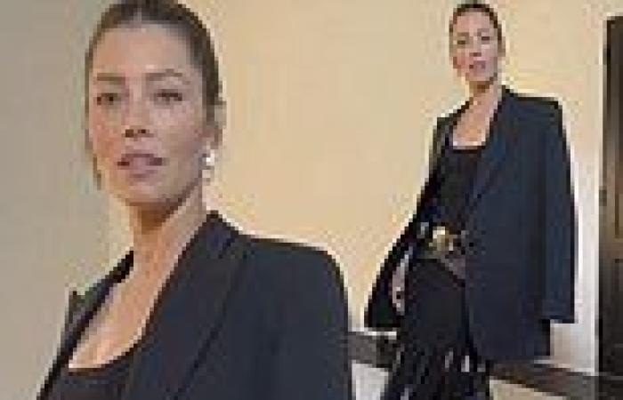 Jessica Biel models a 'Y2K' look as she shows off her fashion sense in a fun ... trends now