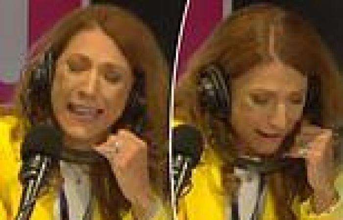 The moment radio host Robin Bailey has an emotional breakdown live on-air trends now