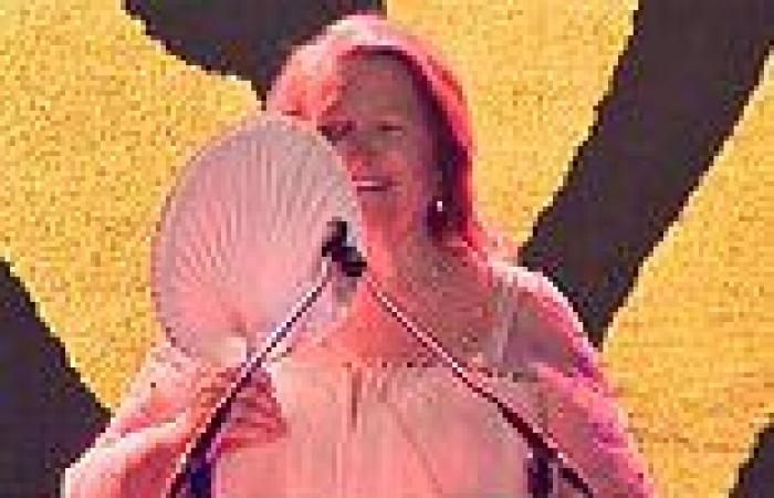 Gina Rinehart Western Australian of the year: Mining magnate covers her eye ... trends now