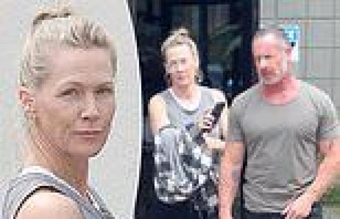 Jennie Garth is seen staying active at the gym with personal trainer trends now