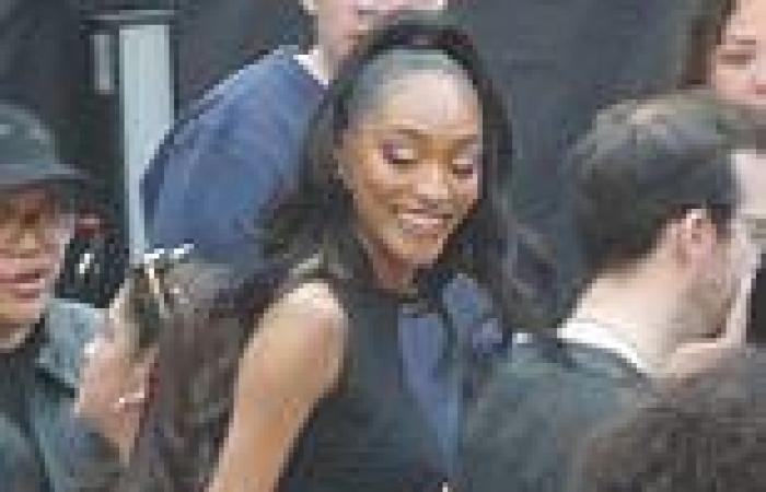 Jourdan Dunn sizzles in a microscopic silver mini-skirt at Beyonce's final ... trends now