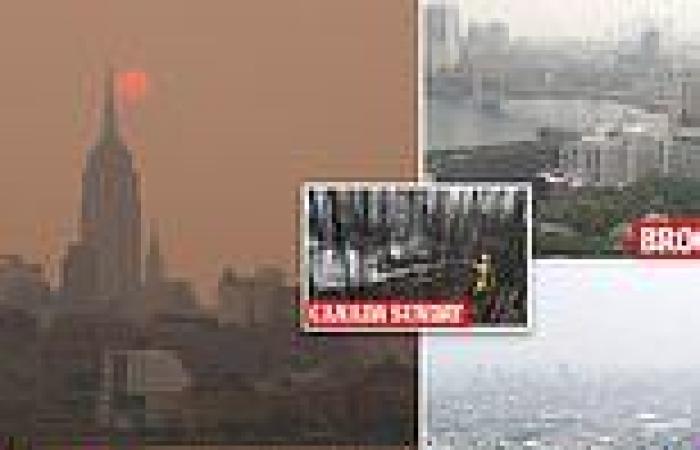 NYC blanketed in smoke from Canadian wildfires sparking air quality alerts for ... trends now