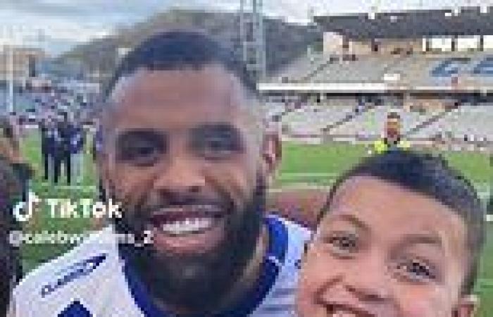 sport news Heartwarming moment NRL star Josh Addo-Carr gives young fan the jersey off his ... trends now