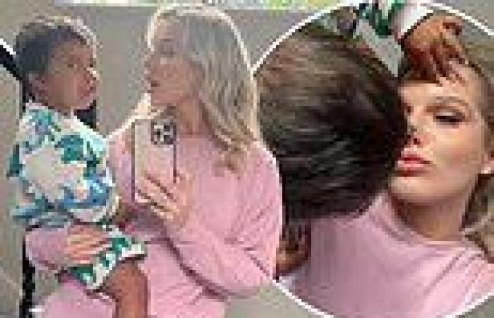 Helen Flanagan is mum shamed as she asks her son for kisses while posting about ... trends now