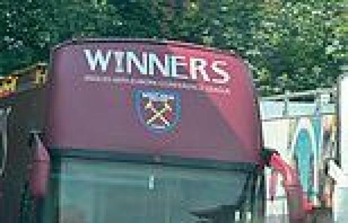 sport news West Ham deck out an open-top bus in anticipation of trophy tour should they ... trends now