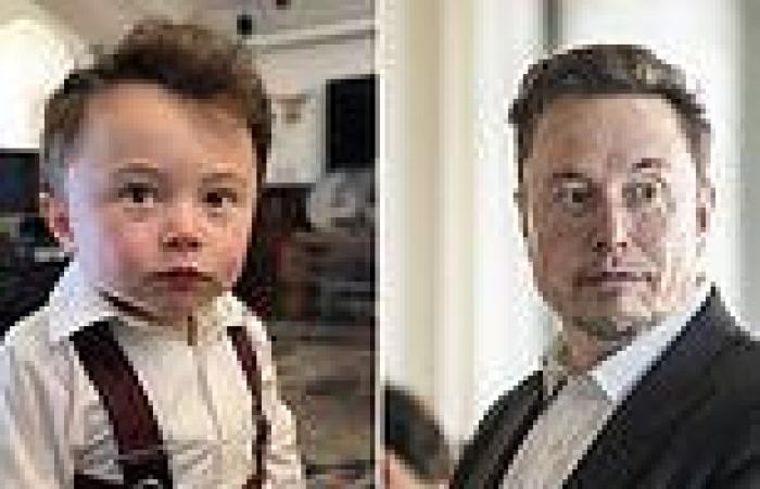 AI-generate image of a baby Elon Musk donning fancy brown overalls makes waves ... trends now