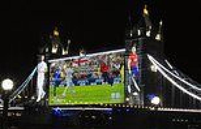 sport news England Cricket captains Ben Stokes and Heather Knight projected onto London's ... trends now