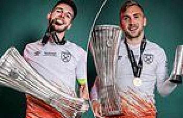 sport news West Ham's Europa Conference League heroes pose for triumphant photos trends now