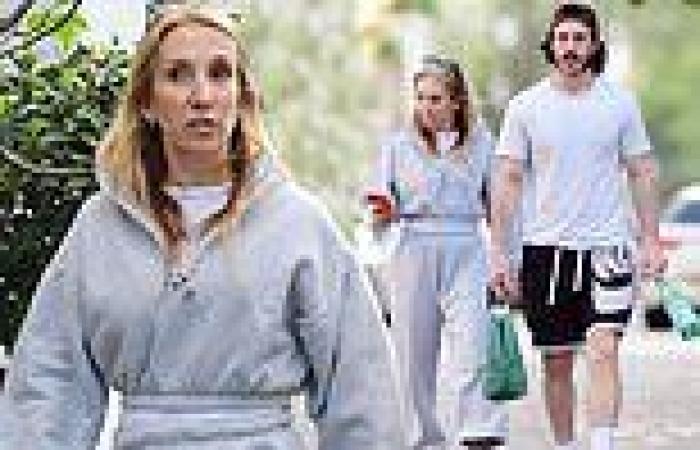 Sam Taylor-Johnson, 56, and husband Aaron, 32, match in sportswear trends now