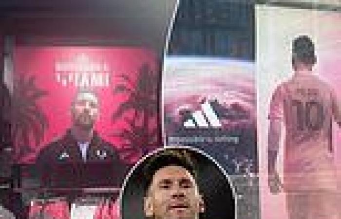 sport news Lionel Messi posters pop up in New York's adidas store before Inter Miami move ... trends now