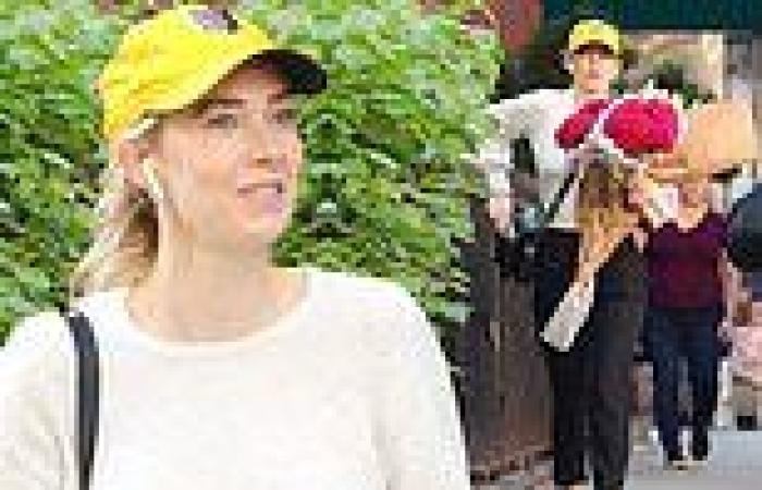Vanessa Kirby dresses down in a baseball cap and sneakers as she steps out to ... trends now