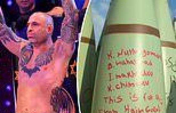 sport news Israeli cage fighter writes the names of Muslim UFC stars on an artillery shell ... trends now