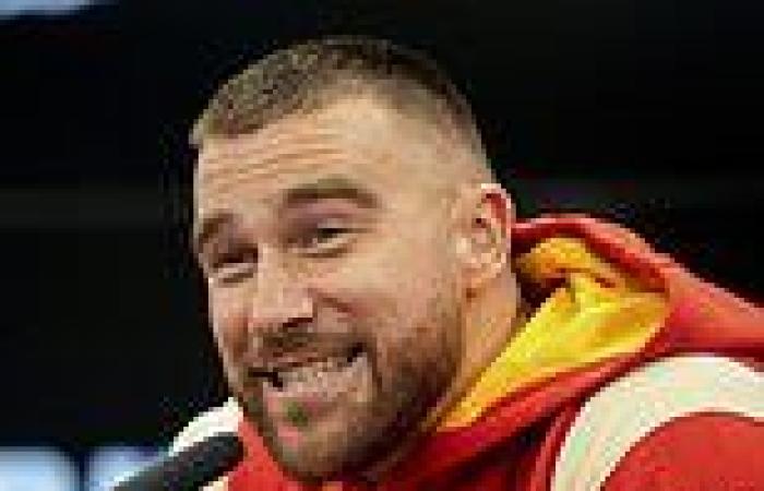 sport news Travis Kelce punts when asked if he's 'in love' with Taylor Swift ahead of ... trends now