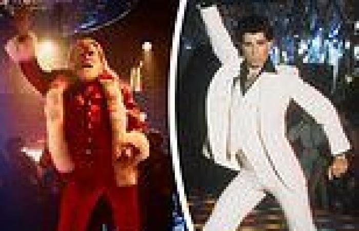 John Travolta, 69, transforms into Santa Claus and recreates THAT 1977 Saturday ... trends now