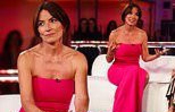 Davina McCall, 56, shows off her svelte physique in a glamorous pink ... trends now