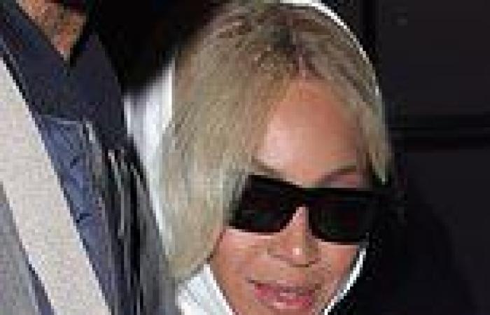 Blonde Beyonce is seen for the first time since she was accused of 'lightening ... trends now