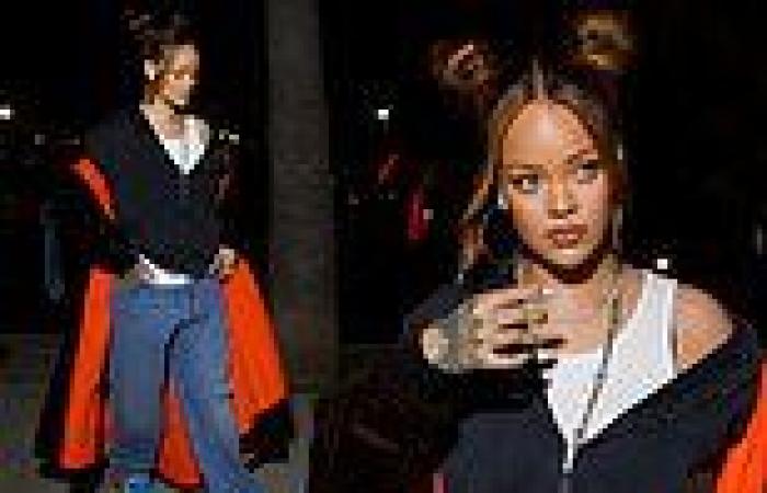 Rihanna rocks baggy jeans and space buns as she steps out in LA... as insider ... trends now