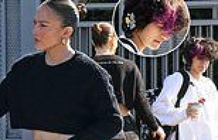 Jennifer Lopez, 54, flaunts taut tummy in cropped sweater while dropping her ... trends now