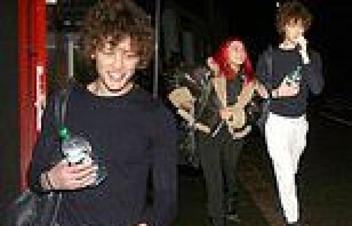 Bobby Brazier and Dianne Buswell are all smiles as they leave 14-hour training ... trends now