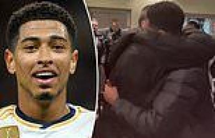 sport news Watch the heart-warming moment Real Madrid star Jude Bellingham is reunited ... trends now
