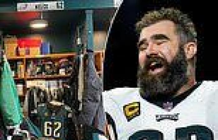 sport news Jason Kelce opens up on viral photo of his overflowing Eagles locker - ... trends now