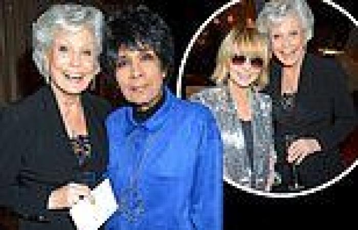 Angela Rippon, 79, appears in good spirits as she parties with her TV legend ... trends now