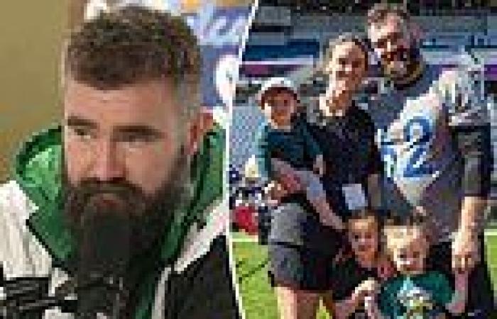sport news Jason Kelce vows to lose 35 pounds, make his own KNIFE and learn to do more ... trends now