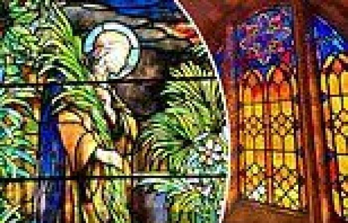 Breathtaking stained glass windows of Gilded Age mausoleums are seen for first ... trends now