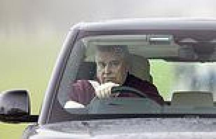 Prince Andrew back out in the cold: Royal is spotted driving his Range Rover at ... trends now