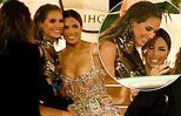 Eva Longoria and Heidi Klum share a giggle as they playfully pose for selfies ... trends now