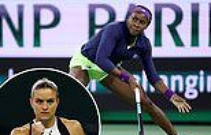 sport news Coco Gauff is dumped OUT of Indian Wells in the semi-finals - despite saving ... trends now