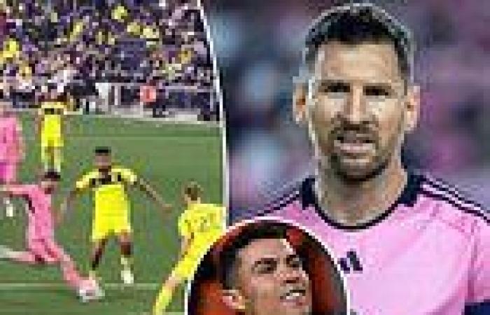 sport news Lionel Messi is taunted by 'Ronaldo, Ronaldo' chants from Nashville fans in the ... trends now