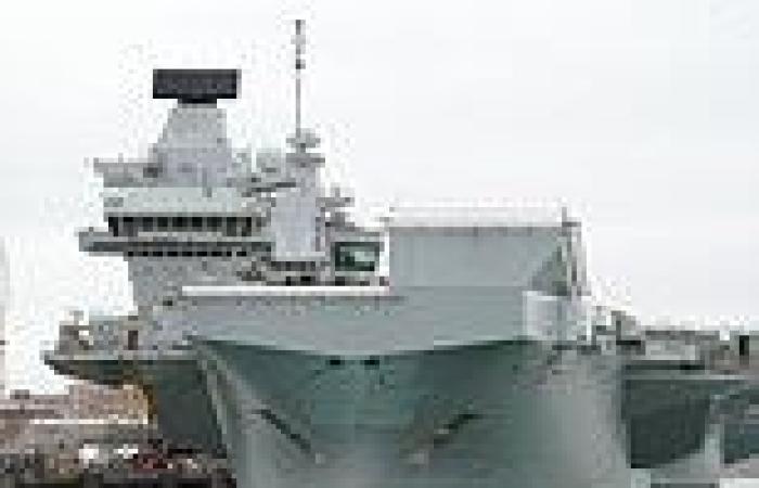 Fire on HMS Queen Elizabeth resulted in TEN sailors needing treatment trends now