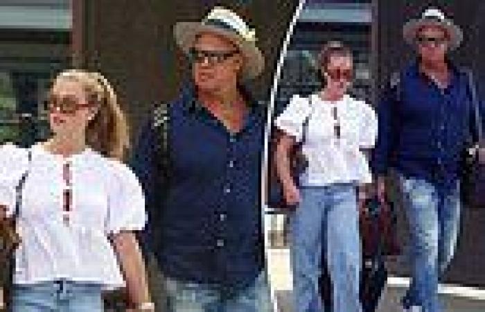 Matthew Hayden and daughter Grace arrive at Perth Airport ahead of the Crab ... trends now