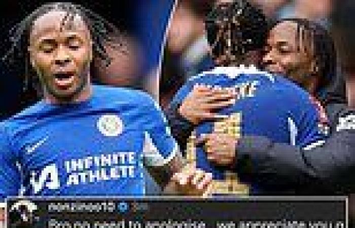sport news Noni Madueke defends Raheem Sterling and snaps back at Chelsea fan on social ... trends now