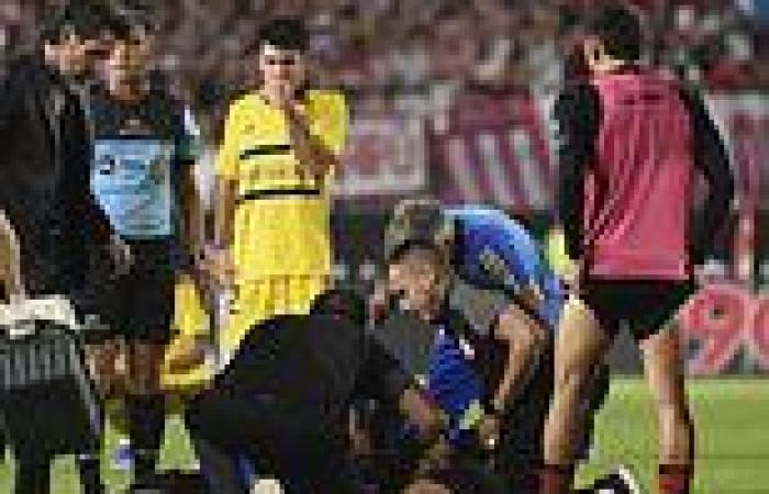 sport news Harrowing moment footballer suffers a seizure on the pitch during match in ... trends now