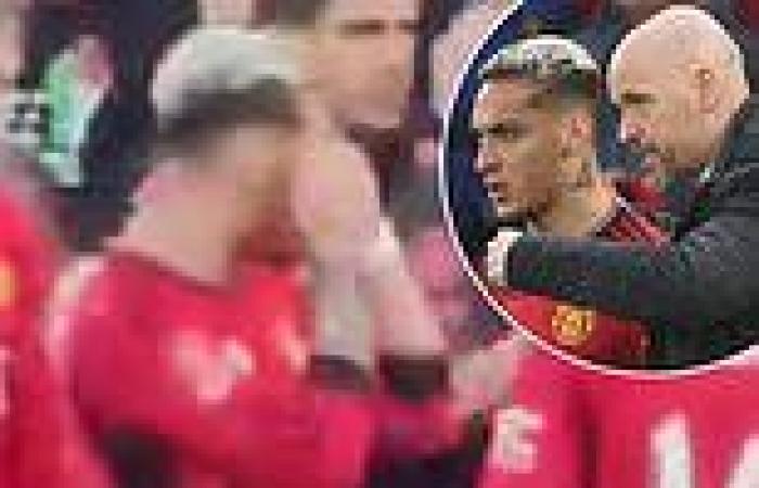 sport news New footage shows Man United winger Antony raging at being told to play at left ... trends now