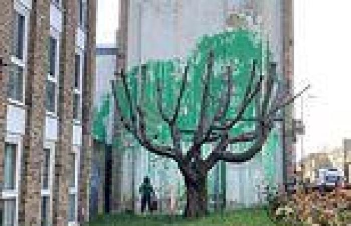 Banksy confirms he is behind tree mural which appeared overnight on the side of ... trends now
