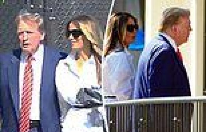 Melania Trump joins Donald to vote in the Florida Republican primaries and says ... trends now