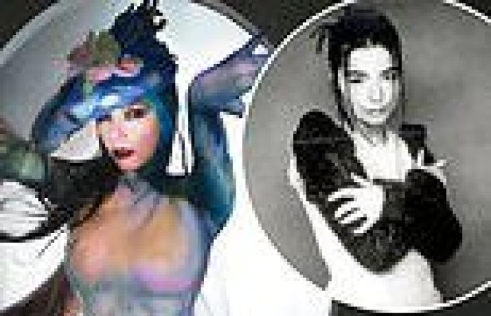 Björk looks almost unrecognisable as she continues to push fashion boundaries ... trends now