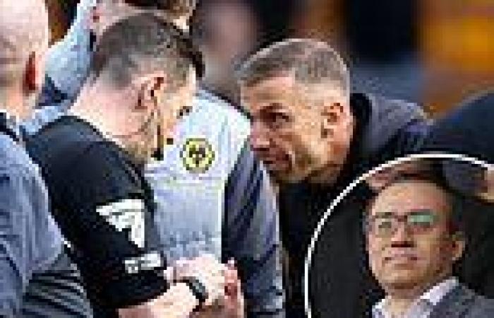 sport news Wolves chairman Jeff Shi urges the Premier League to review the use of VAR and ... trends now